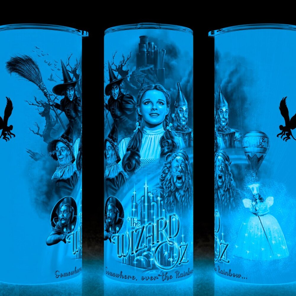 Glow The Wizard of Oz Classic Movie Somewhere Over The Rainbow Cup Tumbl…